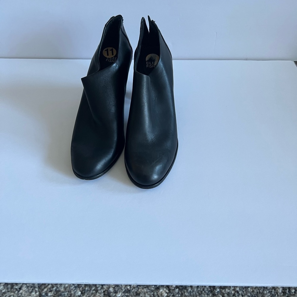 Eileen Fisher size 11 ankle boots. All leather.